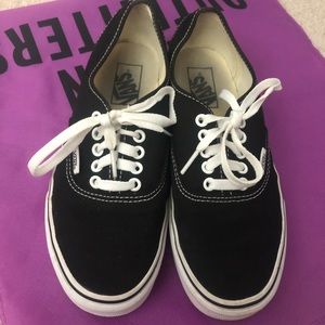 Black Authentic Style Vans